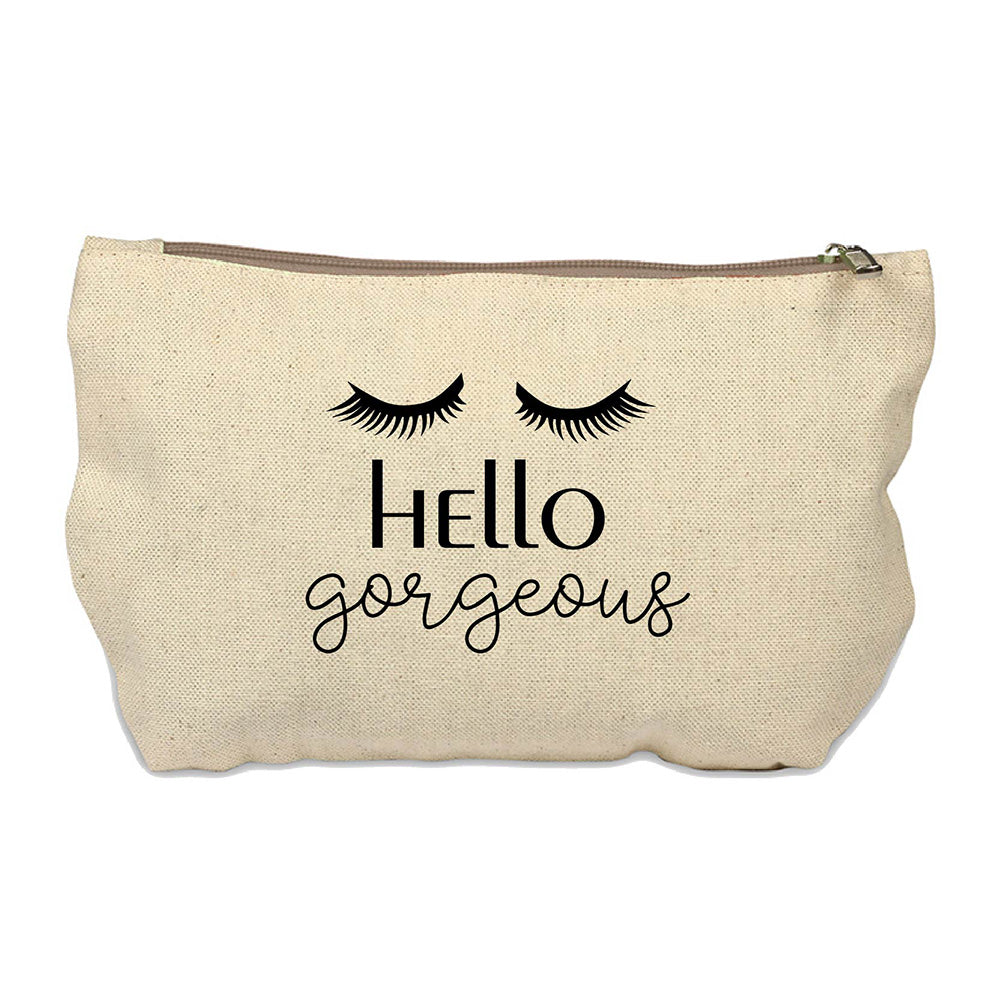 Small Cotton Canvas Zippered Pouch (9.75'' W X 6'' H) 12 Oz