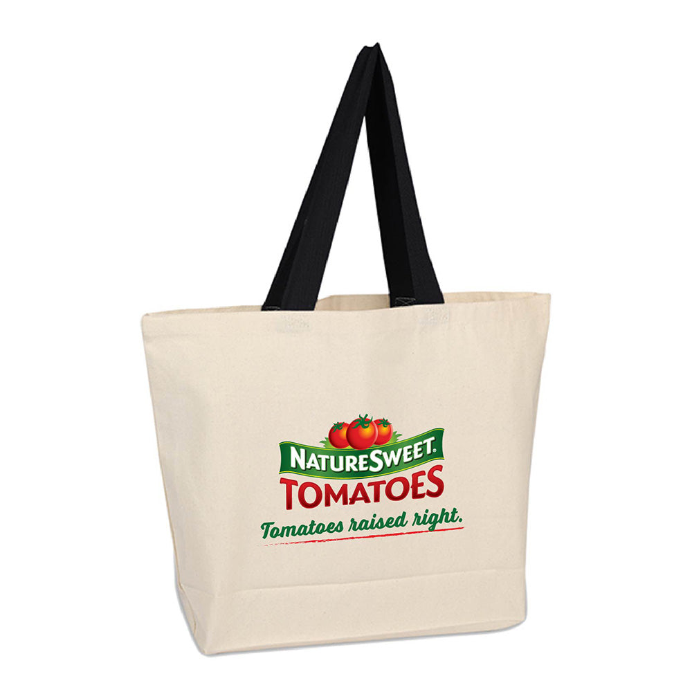 Xl Cotton Canvas Beach Bag (20'' W X 15'' H) 12 Oz