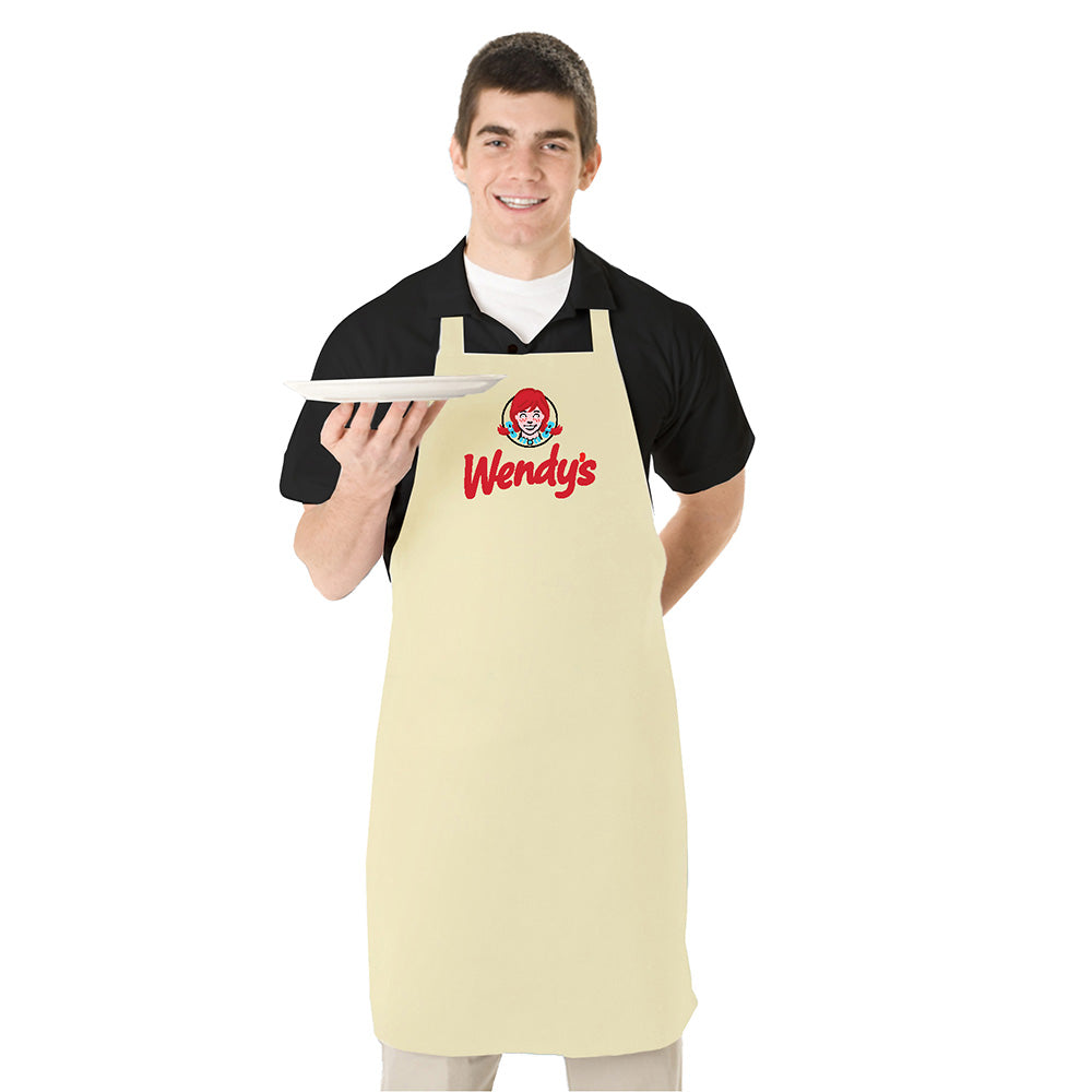 Twill / Poly-Cotton Full Length Butcher Apron (28'' W X 34'' H) 7.5 Oz
