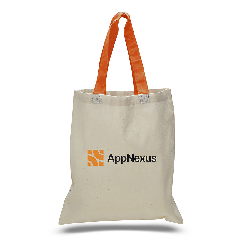 Large Cotton Canvas Economical Tote Bag (15'' W X 16'' H) 6 Oz