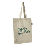 Large Cotton Canvas Promotional Tote Bag (15'' W X 16'' H) 6 Oz