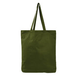 Large Cotton Canvas Promotional Tote Bag (15'' W X 16'' H) 6 Oz