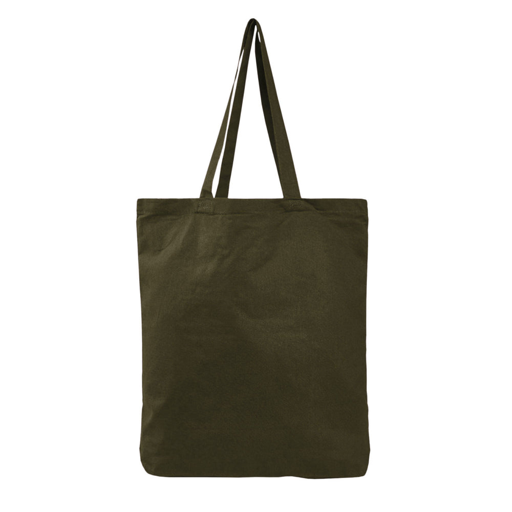 Large Cotton Canvas Promotional Tote Bag (15'' W X 16'' H) 6 Oz