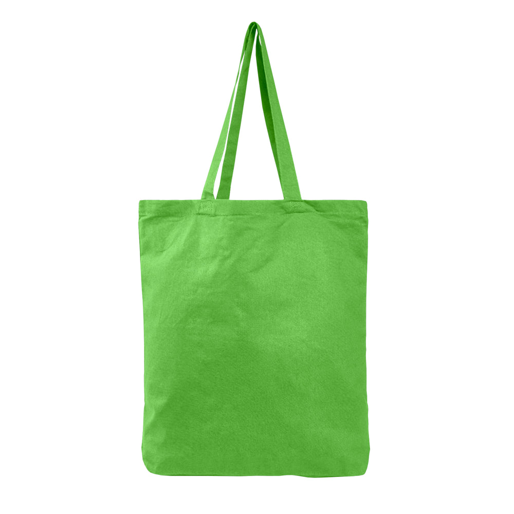 Large Cotton Canvas Promotional Tote Bag (15'' W X 16'' H) 6 Oz