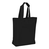 Small Cotton Canvas Bag (8'' W X 10'' H) 6 Oz-Bag-Brand Your Tote-Black-Brand Your Tote
