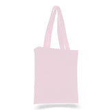 Small Cotton Canvas Book Tote Bag (10'' W X 12'' H) 12 Oz-Tote Bag-Brand Your Tote-Light Pink-Brand Your Tote