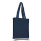 Small Cotton Canvas Book Tote Bag (10'' W X 12'' H) 12 Oz-Tote Bag-Brand Your Tote-Navy Blue-Brand Your Tote