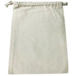 Small Cotton Canvas Drawstring Pouch (6'' W X 8'' H) 7 Oz-Pouch-Brand Your Tote-Natural-Brand Your Tote