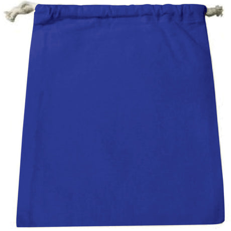 Small Cotton Canvas Drawstring Pouch (6'' W X 8'' H) 7 Oz-Pouch-Brand Your Tote-Royal Blue-Brand Your Tote