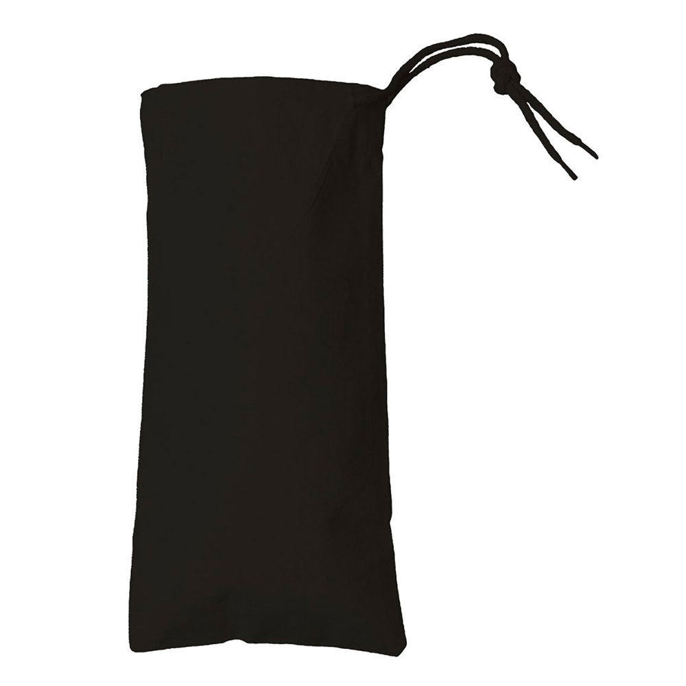 Small Cotton Canvas Drawstring Wine Tote Bag (6.25'' W X 13'' H) 7 Oz-Tote Bag-Brand Your Tote-Black-Brand Your Tote