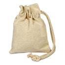 Small Cotton Canvas Single Cord Drawstring Pouch (4'' W X 5'' H) 6 Oz-Pouch-Brand Your Tote-Natural-Brand Your Tote