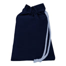 Small Cotton Canvas Single Cord Drawstring Pouch (6'' W X 8'' H) 6 Oz-Pouch-Brand Your Tote-Navy Blue-Brand Your Tote