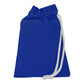 Small Cotton Canvas Single Cord Drawstring Pouch (6'' W X 8'' H) 6 Oz-Pouch-Brand Your Tote-Royal Blue-Brand Your Tote