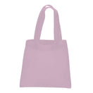 Small Cotton Canvas Tote Bag (6'' W X 6'' H) 6 Oz-Tote Bag-Brand Your Tote-Light Pink-Brand Your Tote