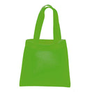 Small Cotton Canvas Tote Bag (6'' W X 6'' H) 6 Oz-Tote Bag-Brand Your Tote-Lime Green-Brand Your Tote
