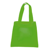 Small Cotton Canvas Tote Bag (6'' W X 6'' H) 6 Oz-Tote Bag-Brand Your Tote-Lime Green-Brand Your Tote