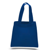 Small Cotton Canvas Tote Bag (6'' W X 6'' H) 6 Oz-Tote Bag-Brand Your Tote-Royal Blue-Brand Your Tote
