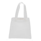 Small Cotton Canvas Tote Bag (6'' W X 6'' H) 6 Oz-Tote Bag-Brand Your Tote-White-Brand Your Tote