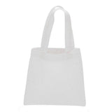 Small Cotton Canvas Tote Bag (6'' W X 6'' H) 6 Oz-Tote Bag-Brand Your Tote-White-Brand Your Tote