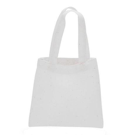 Small Cotton Canvas Tote Bag (6'' W X 6'' H) 6 Oz-Tote Bag-Brand Your Tote-White-Brand Your Tote