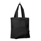 Small Cotton Canvas Tote Bag (8'' W X 8'' H) 7 Oz-Tote Bag-Brand Your Tote-Black-Brand Your Tote