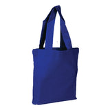 Small Cotton Canvas Tote Bag (8'' W X 8'' H) 7 Oz-Tote Bag-Brand Your Tote-Royal Blue-Brand Your Tote