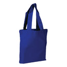 Small Cotton Canvas Tote Bag (9'' W X 11'' H) 7 Oz-Tote Bag-Brand Your Tote-Royal Blue-Brand Your Tote
