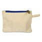 Small Cotton Canvas Zippered Pouch (5'' W X 4'' H) 12 Oz-Pouch-Brand Your Tote-Royal Blue-Brand Your Tote