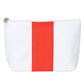 Small Dobby Cotton Beach Club Mate Pouch (9.8'' W X 5.9'' H) 18 Oz-Pouch-Brand Your Tote-Red-Brand Your Tote