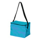 Small Polyester 6 Can Cooler Bag (8'' W X 6'' H) 210D-Bag-Brand Your Tote-Turquoise-Brand Your Tote