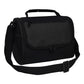 Small Polyester Break Time Lunch Bag (9.5'' W X 7.5'' H) 600D-Bag-Brand Your Tote-Black-Black-Brand Your Tote