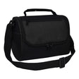 Small Polyester Break Time Lunch Bag (9.5'' W X 7.5'' H) 600D-Bag-Brand Your Tote-Black-Black-Brand Your Tote
