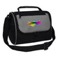 Small Polyester Break Time Lunch Bag (9.5'' W X 7.5'' H) 600D-Bag-Brand Your Tote-Heather Grey-Black-Brand Your Tote