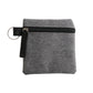 Small Polyester Coin Pouch (3.75'' W X 4'' H) 300D-Pouch-Brand Your Tote-Heather Grey-Black-Brand Your Tote