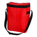 Small Polyester Cooler Bag (8'' W X 10.75'' H) 210D-Bag-Brand Your Tote-Red-Brand Your Tote