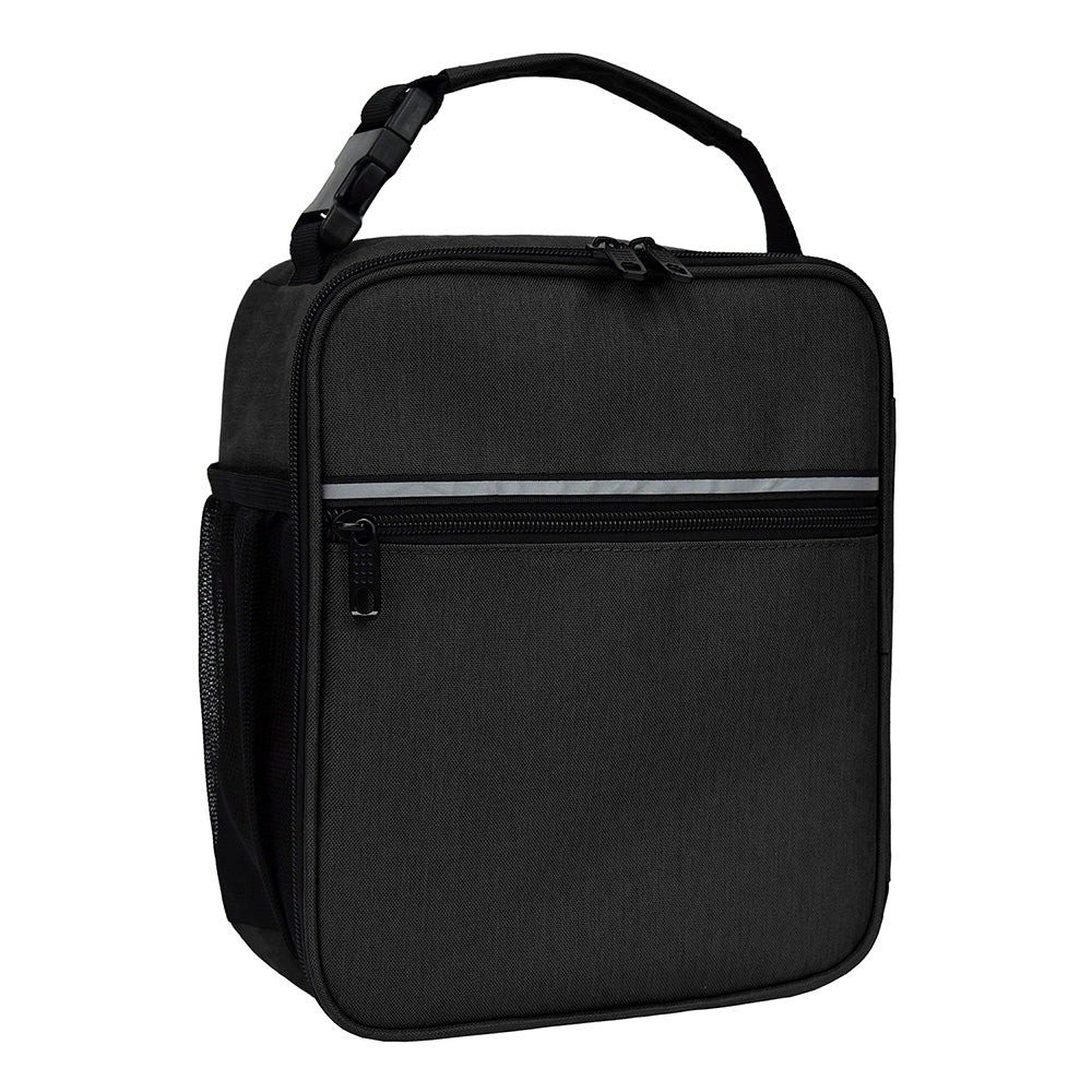 Small Polyester Cooler Bag (8.5'' W X 10.5'' H) 600D-Bag-Brand Your Tote-Black-Brand Your Tote
