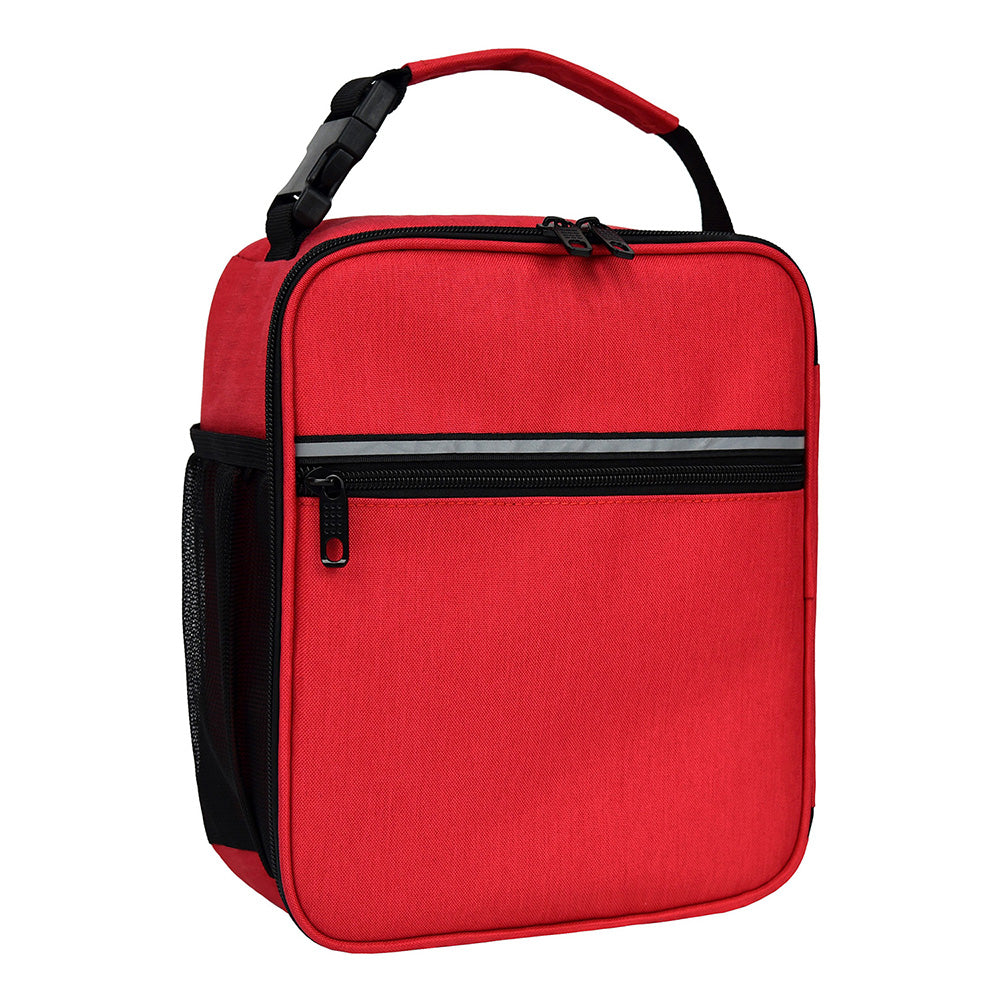 Small Polyester Cooler Bag (8.5'' W X 10.5'' H) 600D-Bag-Brand Your Tote-Red-Brand Your Tote