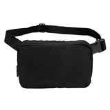 Small Polyester Crossbody Pouch (7.75'' W X 5.5'' H) 230D-Pouch-Brand Your Tote-Black-Brand Your Tote