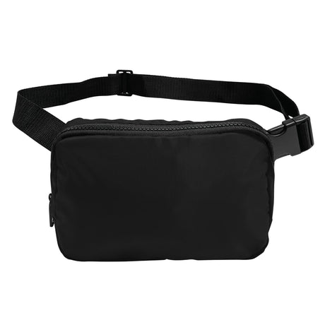 Small Polyester Crossbody Pouch (7.75'' W X 5.5'' H) 230D-Pouch-Brand Your Tote-Black-Brand Your Tote
