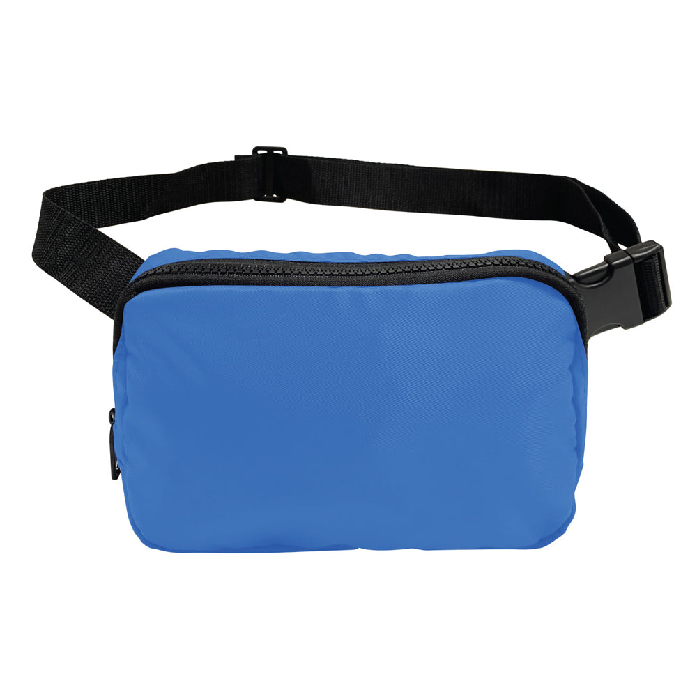 Small Polyester Crossbody Pouch (7.75'' W X 5.5'' H) 230D-Pouch-Brand Your Tote-Light Blue-Brand Your Tote