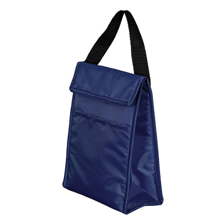 Small Polyester Lunch Bag (7'' W X 10'' H) 210D-Bag-Brand Your Tote-Navy Blue-Brand Your Tote