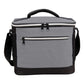 Small Polyester Picnic Cooler Bag (10'' W X 8'' H) 300D-Bag-Brand Your Tote-Heather Grey-Black-Brand Your Tote