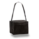 Small Polypropylene 6 Can Cooler Bag (8'' W X 6'' H) 80 Gsm-Bag-Brand Your Tote-Black-Brand Your Tote