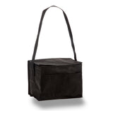 Small Polypropylene 6 Can Cooler Bag (8'' W X 6'' H) 80 Gsm-Bag-Brand Your Tote-Black-Brand Your Tote