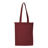 Small Polypropylene Bag (10'' W X 12'' H) 80 Gsm-Bag-Brand Your Tote-Burgundy-Brand Your Tote