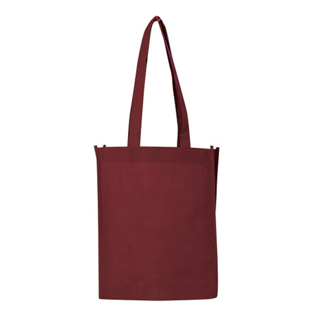 Small Polypropylene Bag (10'' W X 12'' H) 80 Gsm-Bag-Brand Your Tote-Burgundy-Brand Your Tote
