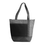 Small Polypropylene Cooler Tote Bag (9.75'' W X 7'' H) 80 Gsm-Tote Bag-Brand Your Tote-Black-Heather Grey-Grey-Brand Your Tote
