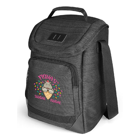Small Polypropylene Hampton Lunch Bag (8.25'' W X 12.5'' H) 600D-Bag-Brand Your Tote-Charcoal-Brand Your Tote