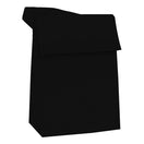 Small Polypropylene Lunch Bag (7'' W X 10'' H) 80 Gsm-Bag-Brand Your Tote-Black-Brand Your Tote