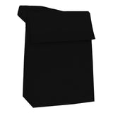 Small Polypropylene Lunch Bag (7'' W X 10'' H) 80 Gsm-Bag-Brand Your Tote-Black-Brand Your Tote
